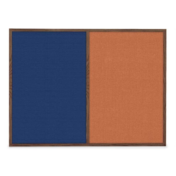 Slim Style Indoor Enclosed Corkboard, 48